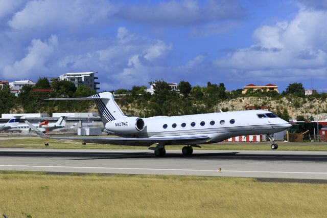 Gulfstream Aerospace Gulfstream G650 (N927MC) - Gulfstream N927MC seen departing TNCM St Maarten.