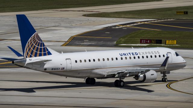 Embraer 170/175 (N161SY) - Taxiing to depart runway 4. br /Side note: On December 4, 2016, this aircraft was involved in an incident in which the nose gear collapsed while landing on this very runway. Good to see it repaired and looking new again. Check out a picture of the incident in the other photos "of N161SY" link below.