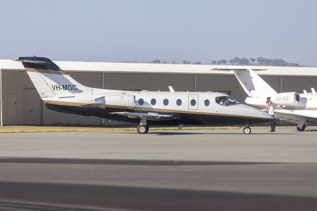 Beechcraft Beechjet (VH-MGC) - Business Aviation Solutions (VH-MGC) Beechjet 400A at Wagga Wagga Airport.