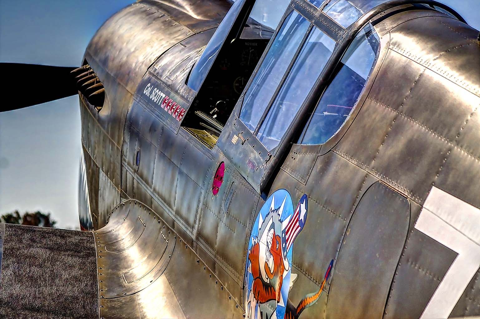 CURTISS Warhawk (N2416X) - A P-40 sits on the ramp at the 2010 Great Georgia airshow in Peachtree City, Georgia.