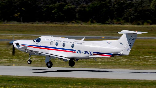 Pilatus PC-12 (VH-OWQ) - Pilatus PC-12/47E cn 1052. RFDSWA VH-OWQ YPJT 6th September 2019. 
