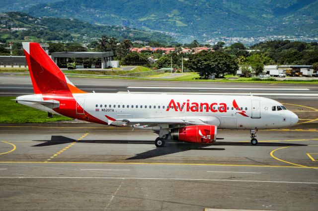 Airbus A319 (N520TA) - View from the Copa Club Lounge
