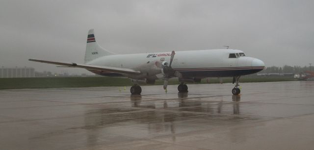 N361FL — - Convair sitting on the West Ramp at Gary Regional Airport.