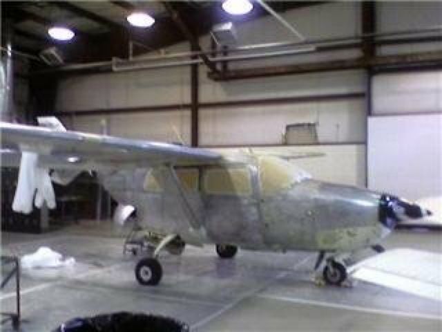Cessna Super Skymaster — - Painting at Greenville Tech.  Taken 2008.