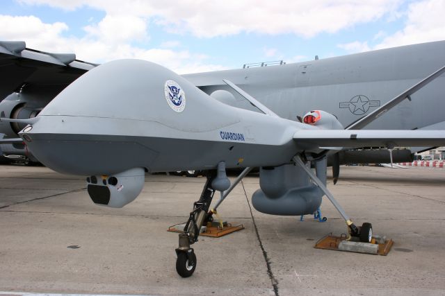 General Atomics Reaper — - General Atomics Aeronautical System Inc MQ-9 Predator, Paris Le Bourget (LFPB-LBG) Air Show in june 2011