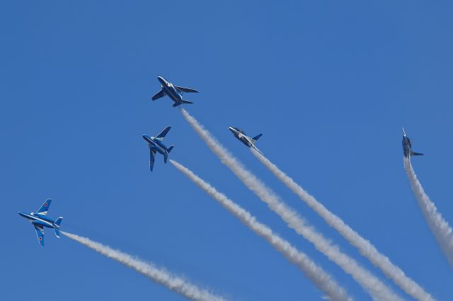 KAWASAKI T-4 — - JASDF-Iruma air showbr /Blue Impulse