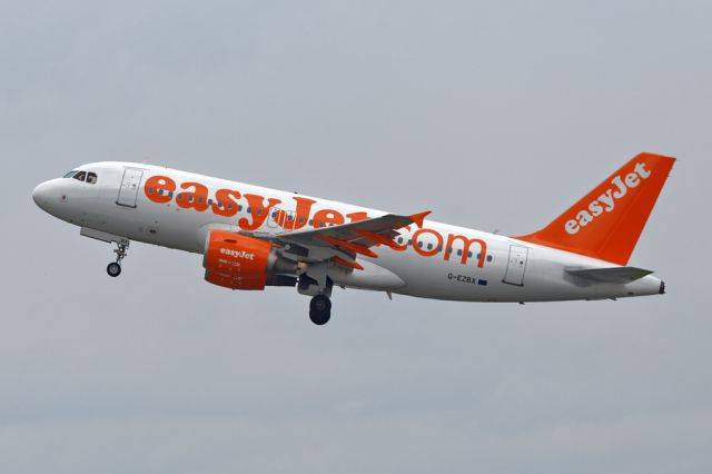 Airbus A319 (G-EZBX) - EZY1887 on her way to Munich