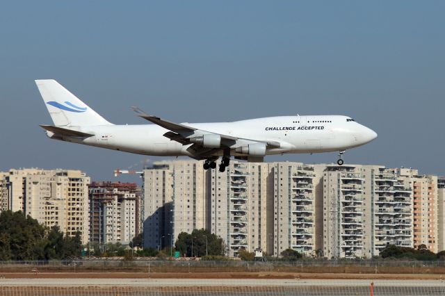 Boeing 747-200 (OO-ACE) - 21/12/2019: Cargo flight from Liege, Belgium landing on runway 12. Flight duration 03h39m.