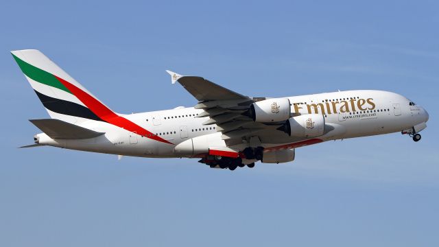 Airbus A380-800 (A6-EUP) - PRG, March 9, 2025