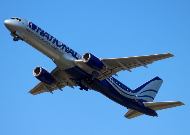 Boeing 757-200 (N176CA) - National Charter at Shreveport Regional.