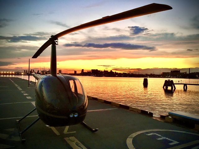 N844VB — - Beautiful sunset overlooking Baltimore. 