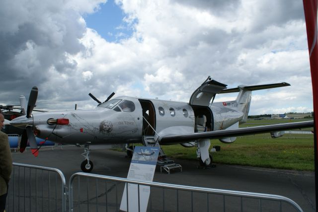 Pilatus PC-12 (HB-FVM) - Fboro Air Show - July 2012