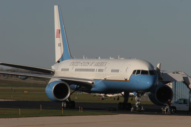 Boeing 757-200 (N80002) - Air Force 2 in Oshkosh, WI ...Wittman Field 10-26-12