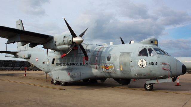 TCB653 — - Turkish navy CN-235M at Waddington Airshow 2014