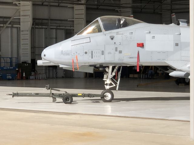 — — - National Center for Atmospheric Research ex-USAF 80-212, A-10 Thunderbolt, at NCAR hanger Rocky Mountain Metro Airport, Broomfield, CO, 15 February 2019.