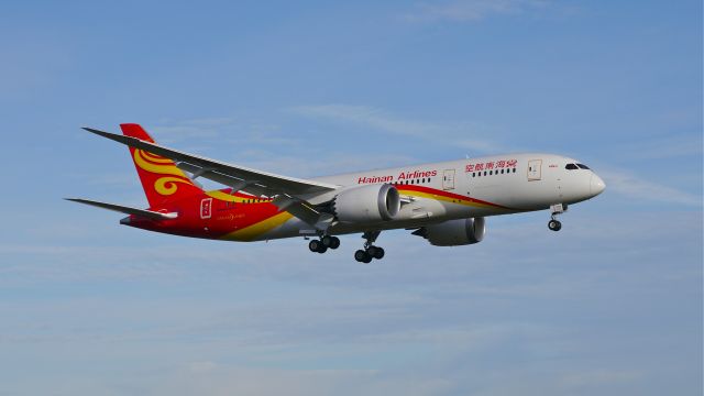 Boeing 787-8 (B-2731) - BOE435 on final to Rwy 16R to complete a flight test on 11/27/13. (LN:131 cn 34945).