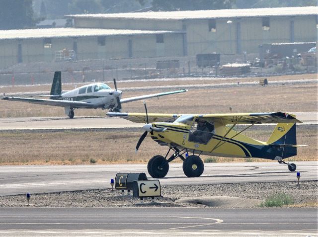 AIR Epic Escape (N612SC) - Just Aircraft Escapade at Livermore Municipal Airport, Livermore CA. August 2020