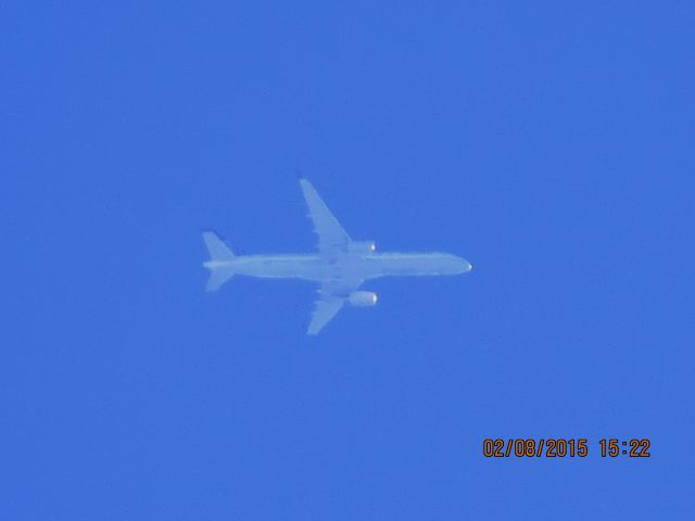 Boeing 757-200 (N17105) - Unite Airlines flight 1054 from EWR to LAX over Southeastern Kansas at 36,000 feet.