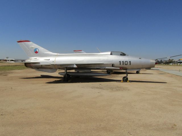 MIG21 — - A Czech-built Mig-21F-13 "Fishbed" on display at March Field Air Museum.