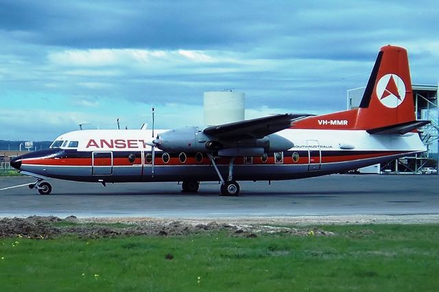 Beechcraft Bonanza (36) (VH-MMR) - ANSETT AIRLINES OF SOUTH AUSTRALIA - FOKKER F-27-200 FRIENDSHIP - REG : VH-MMR (CN 10303) - WEST BEACH ADELAIDE SA. AUSTRALIA - YPAD (11/8/1978) 35MM SLIDE CONVERSION USING A V700 EPSON PERFECTION SCANNER, SCANNED AT 6400 DPI.