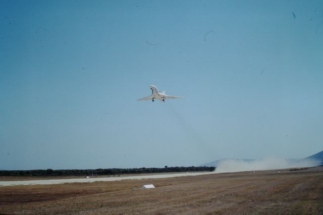 Dassault Falcon 50 (F-BINR) - Falcon 50 demonstrator conducting circuits RWY14, circa 1978