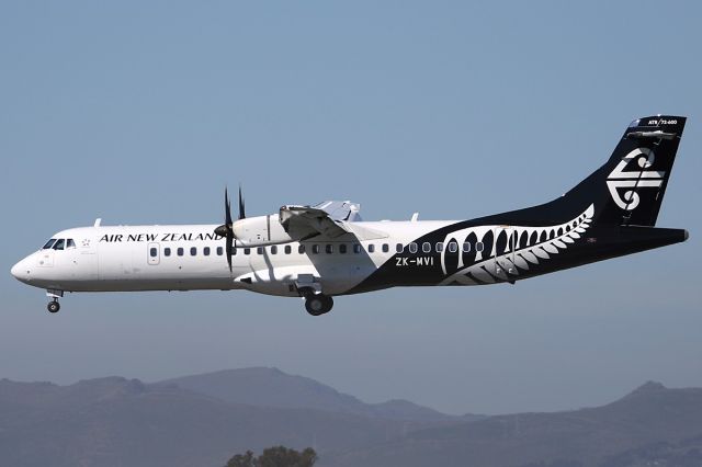 Aerospatiale ATR-72-500 (ZK-MVI) - on 15 September 2018