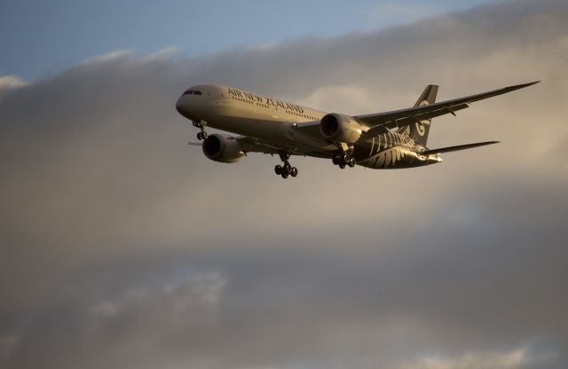 Boeing 787-8 (ZK-NZH) - Early morning arrival of NZ5