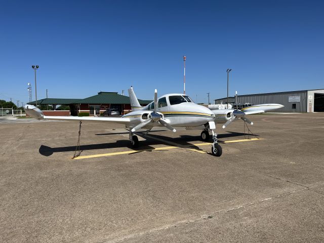 Cessna 310 (N3110L) - Last pic taken before paint.