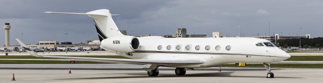 Gulfstream Aerospace Gulfstream G650 (N1BN) - On ramp at Jet Aviation PBI