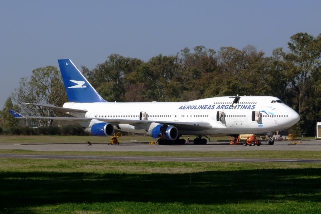 Boeing 747-400 (LV-ALJ) - Uno de los tres últimos B744 de AR