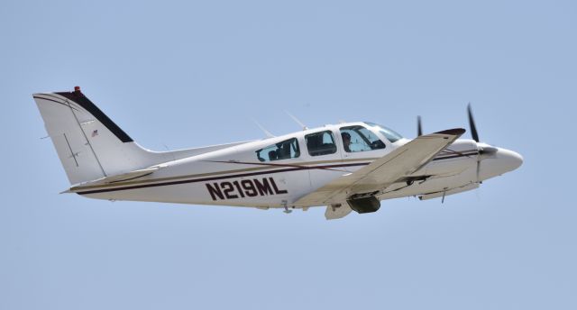 Beechcraft Travel Air (N219ML) - Departing Chino