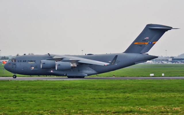 Boeing Globemaster III (07-7182) - charleston c-17a 077182 arriving in shannon 22/4/14