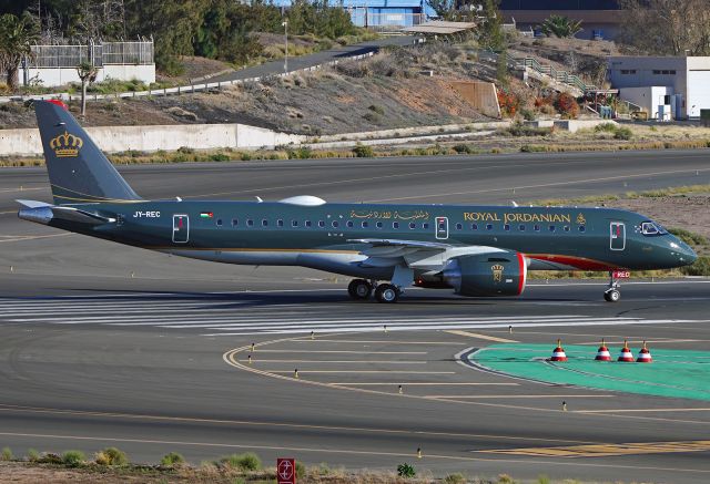 Embraer E190-E2 (JY-REC) - First Embraer E190-E2 for Royal Jordanian.