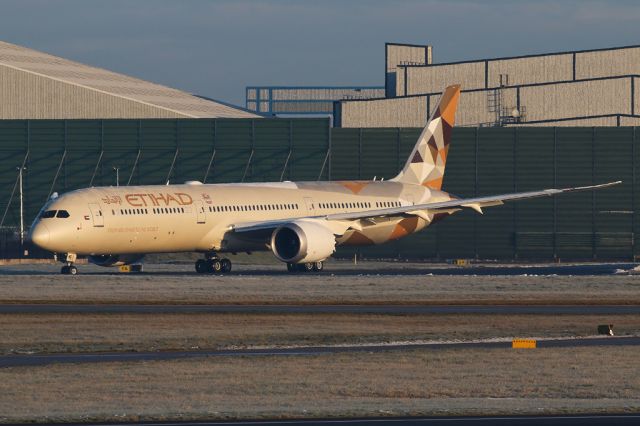 BOEING 787-10 Dreamliner (A6-BME) - ETD16 taxying to depart, operated by A6-BME on the first day of revenue operations on 2 Feb 2019
