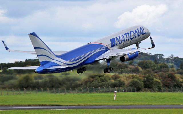 Boeing 757-200 (N567CA) - national b757-2 n567ca dep shannon 16/9/15.