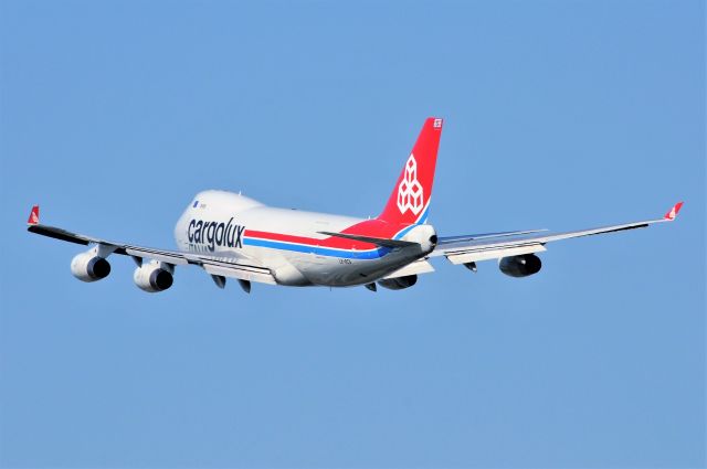 Boeing 747-400 (LX-RCV) - IND 23-L 08-03-17 FLT 770 TO ORD