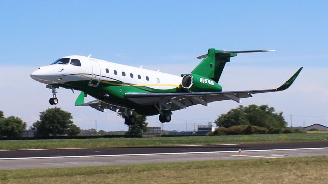 Embraer Legacy 550 (N557MG) - An Embraer Praetor 600 arriving Pryor regional Airport, Decatur, AL - afternoon of August 17, 2020. As far as I could research, this is one of only 13 Praetor 600's currently in existence.