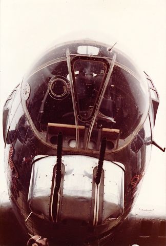 Boeing B-17 Flying Fortress (N9323Z) - Nose of Sentimental Journey at the EAA Fly In