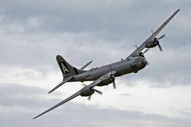 Boeing B-29 Superfortress — - Fifi B-29 turning and burning at this years Barksdale airshow.