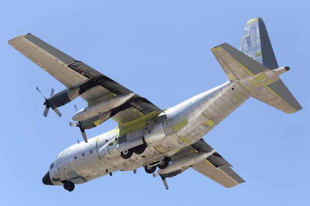 Lockheed C-130 Hercules (A1332) - An ex-RAAF Lockheed C0130 Hercules heads for the paint shop at Townsville Airport.