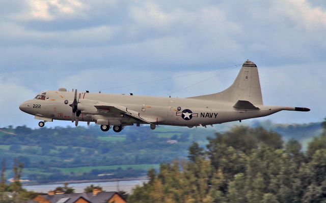 Lockheed P-3 Orion (15-8222) - usn p-3c 158222 dep shannon 2/9/15.