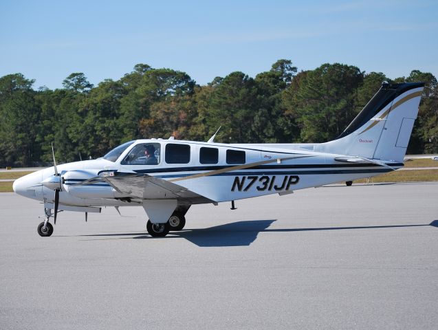 Beechcraft Baron (58) (N731JP) - 11/23/12