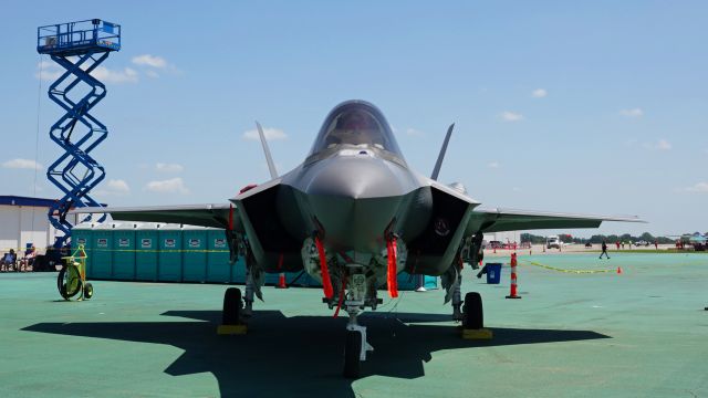 Lockheed F-35C (15-5135) - F35 ground display at the Dayton air show 