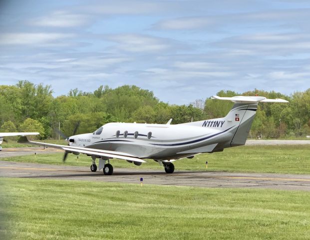 Pilatus PC-12 (N111NY) - GPD111 PC-12 (Operated by Tradewind) ready to depart HPN bound for Nantucket ACK 