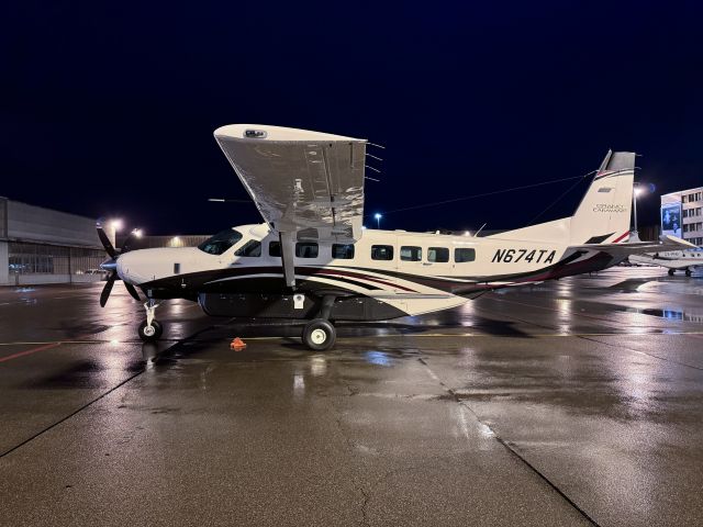 Cessna Caravan (N674TA) - Start of a ferry flight Switzerland to Mexico. 21-NOV-2023.