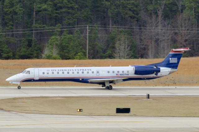 Embraer ERJ-135 (N807HK) - US Airways Express ERJ-145 12/28/13