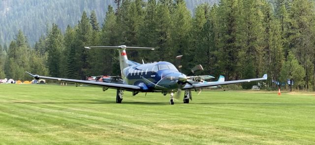 Pilatus PC-12 (N55GX) - Johnson Creek Idaho 
