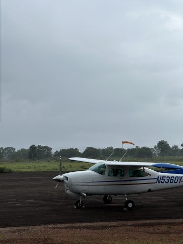 Cessna Centurion (N5360Y) - Approaching squall line 