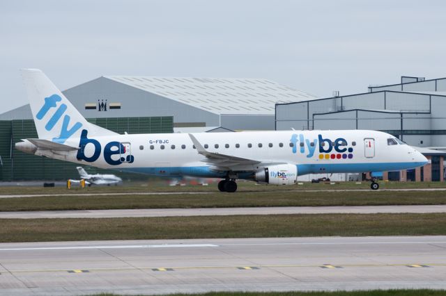 Embraer 170/175 (G-FBJC) - Arriving after the short hop from Belfast Harbour.