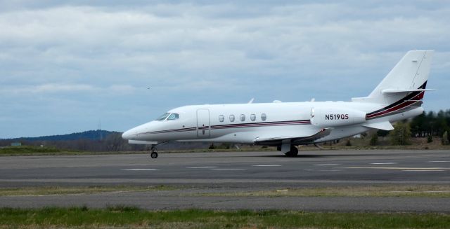 Cessna Citation Latitude (N519QS) - Taxiing to parking is this 2016 Cessna 680A Citation Latitude in the Spring of 2024.